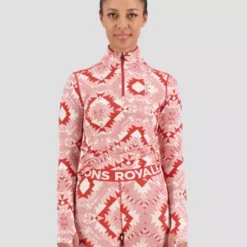 Mons Royale Merino Cascade Flex 200 1/4 Zip Base Layer T