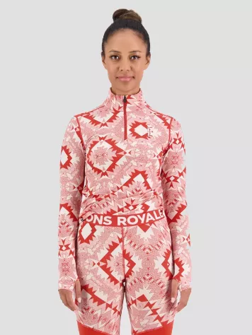 Mons Royale Merino Cascade Flex 200 1/4 Zip Base Layer T 3 Mons Royale Merino Cascade Flex 200 1/4 Zip Base Layer T