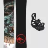 Pirate 110 + Pure M Snowboard Set -Cheap Volcom Store Pirate110PureMSnowboardSet