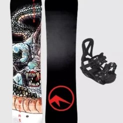 Pirate 120 + Junior S Black 2023 Snowboard S