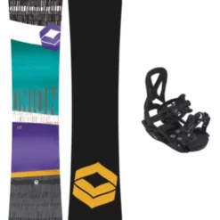 Union 130 + Junior M Black 2023 Snowboard Se