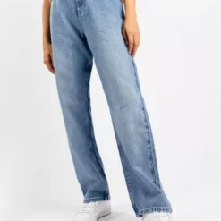 Afends Violet Hemp Denim Straight Leg Jeans